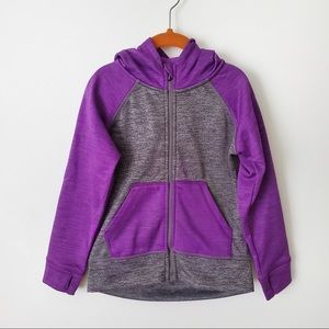HEAD Kids Sweater Zip Up Hoodie Purple Size XS